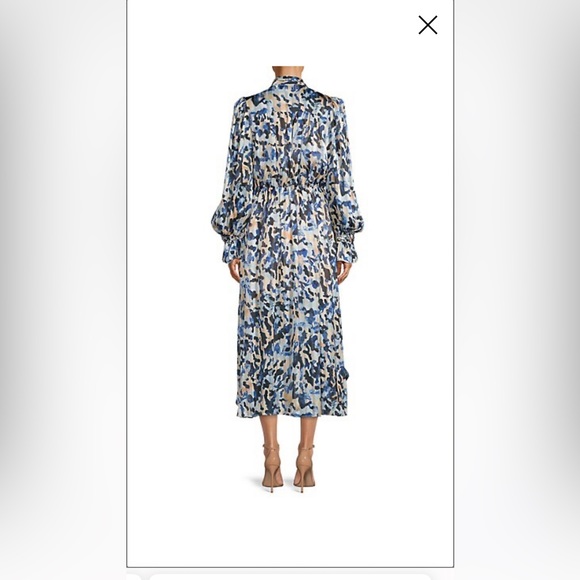 Elliatt Heavenly Creatures Lucid Printed Georgette Midi-Dress XL - Picture 2 of 4